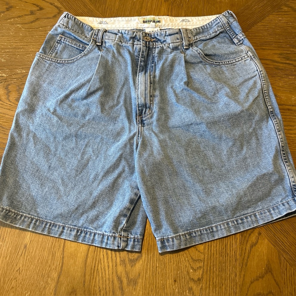 *VINTAGE* Guess Jeans Denim Shorts Men’s Sz 36